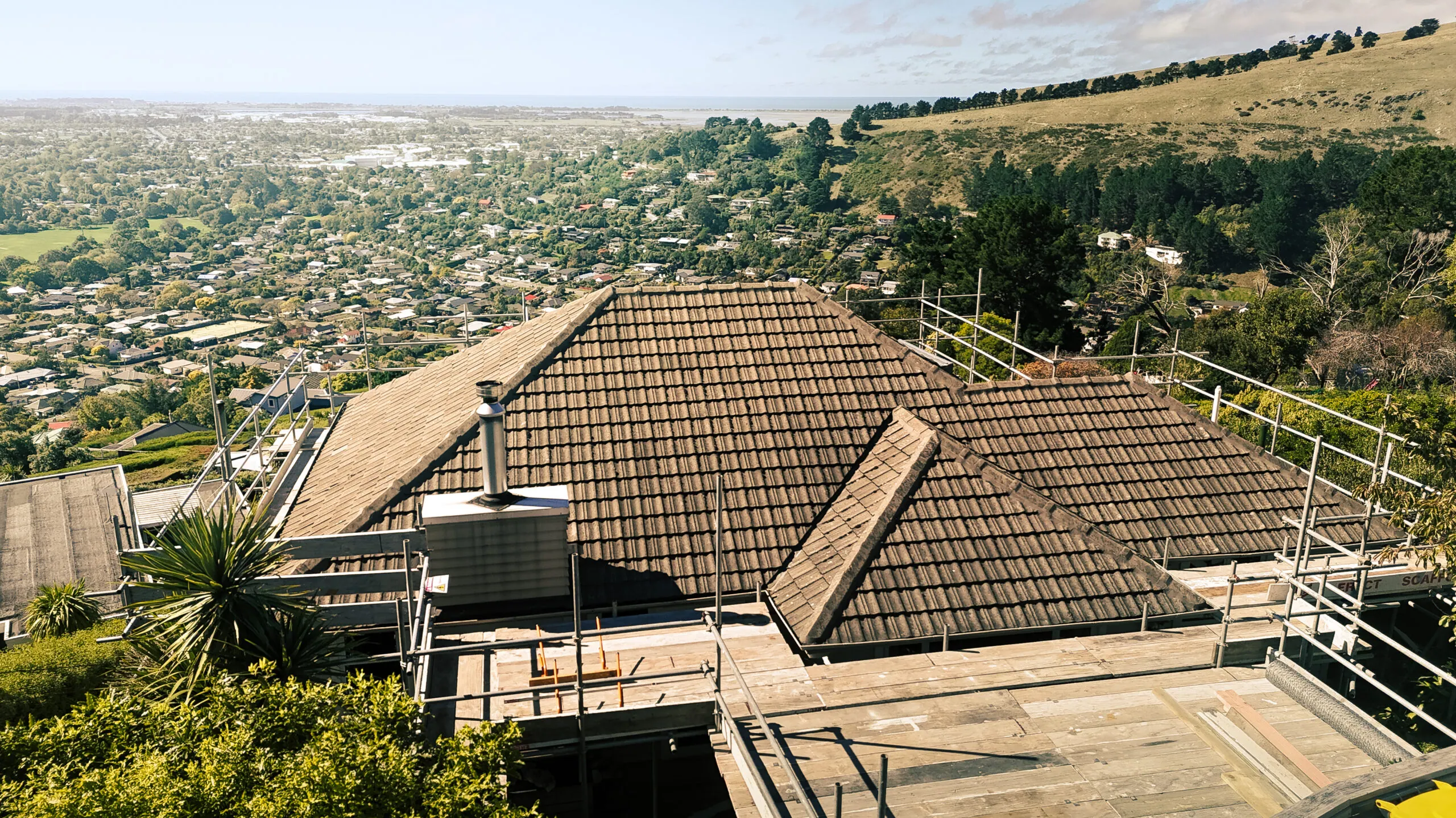 Before roofing work